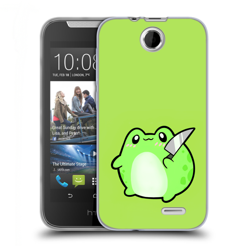 Силиконовый чехол на HTC Desire 310 с принтом Лягушенок Силиконовый чехол на HTC Desire 310 с принтом Лягушенок