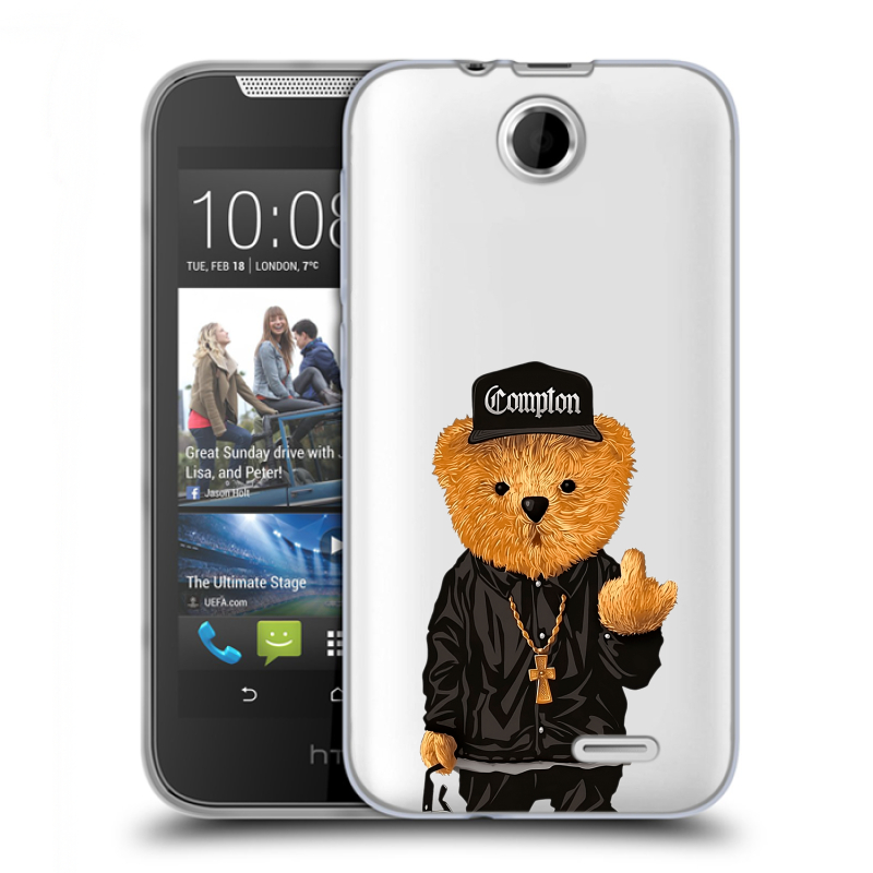 Силиконовый чехол на HTC Desire 310 с принтом Плюшевый медведь Силиконовый чехол на HTC Desire 310 с принтом Плюшевый медведь