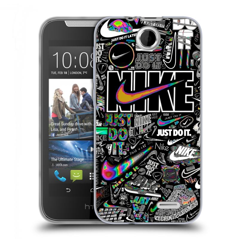 Силиконовый чехол на HTC Desire 310 с принтом Найк Силиконовый чехол на HTC Desire 310 с принтом Найк