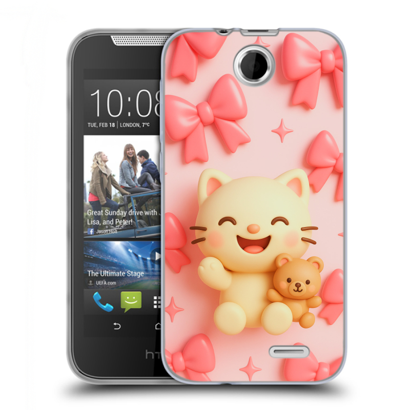 Силиконовый чехол на HTC Desire 310 с принтом для девочек Силиконовый чехол на HTC Desire 310 с принтом для девочек