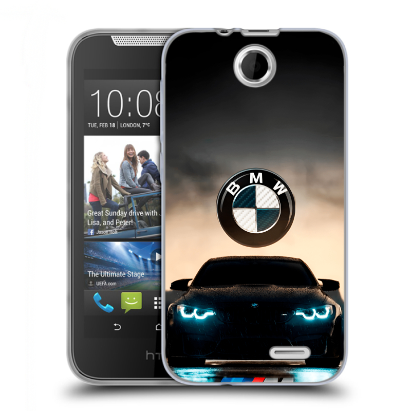 Силиконовый чехол на HTC Desire 310 с принтом БМВ BMW Силиконовый чехол на HTC Desire 310 с принтом БМВ BMW