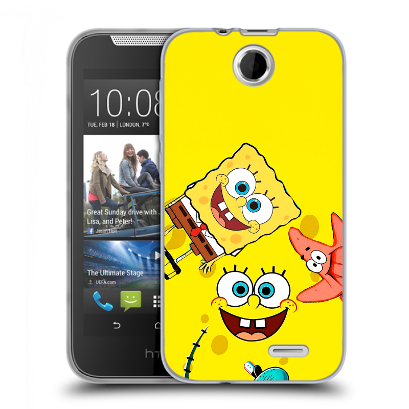Силиконовый чехол на HTC Desire 310 с принтом Спанч боб Спанчбоб Силиконовый чехол на HTC Desire 310 с принтом Спанч боб Спанчбоб