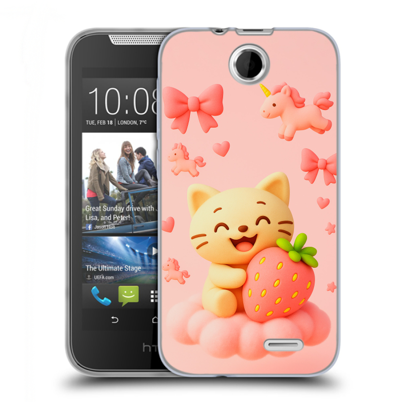 Силиконовый чехол на HTC Desire 310 с принтом для девочек Силиконовый чехол на HTC Desire 310 с принтом для девочек
