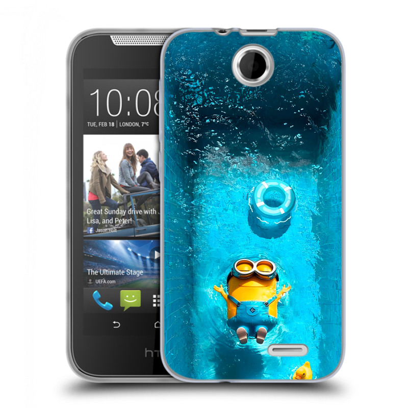 Силиконовый чехол на HTC Desire 310 с принтом Миньоны Силиконовый чехол на HTC Desire 310 с принтом Миньоны