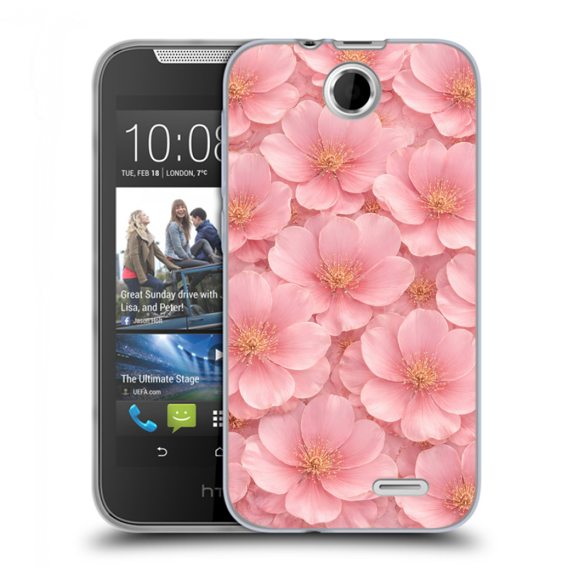 Силиконовый чехол на HTC Desire 310 с принтом женский Силиконовый чехол на HTC Desire 310 с принтом женский