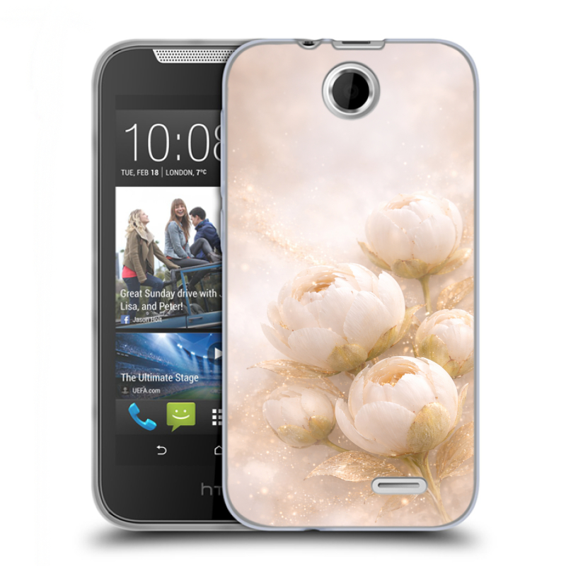 Силиконовый чехол на HTC Desire 310 с принтом женский Силиконовый чехол на HTC Desire 310 с принтом женский