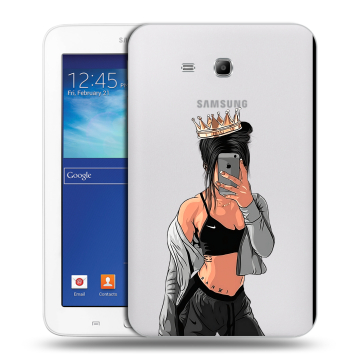 Силиконовый чехол на планшета Samsung Galaxy Tab 3 Lite с принтом Женские принты Силиконовый чехол на планшета Samsung Galaxy Tab 3 Lite с принтом Женские принты