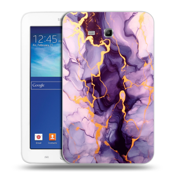 Силиконовый чехол на Samsung Galaxy Tab 3 Lite с принтом Мрамор Силиконовый чехол на Samsung Galaxy Tab 3 Lite с принтом Мрамор