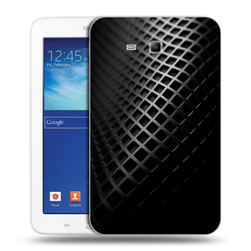 Силиконовый чехол на Samsung Galaxy Tab 3 Lite с принтом Текстура металла Силиконовый чехол на Samsung Galaxy Tab 3 Lite с принтом Текстура металла