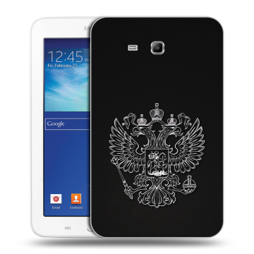 Силиконовый чехол на Samsung Galaxy Tab 3 Lite с принтом Герб России