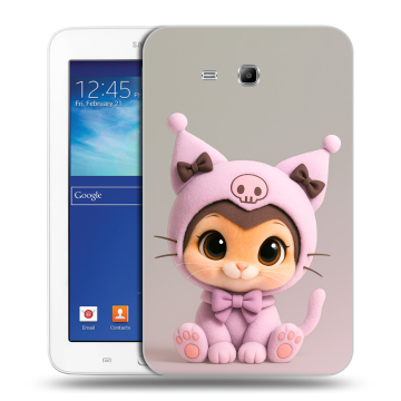 Силиконовый чехол на Samsung Galaxy Tab 3 Lite с принтом Куроми Kuromi Силиконовый чехол на Samsung Galaxy Tab 3 Lite с принтом Куроми Kuromi