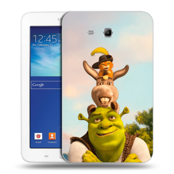 Силиконовый чехол на Samsung Galaxy Tab 3 Lite с принтом Шрек Shrek Силиконовый чехол на Samsung Galaxy Tab 3 Lite с принтом Шрек Shrek