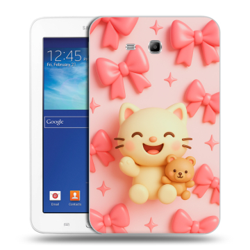 Силиконовый чехол на Samsung Galaxy Tab 3 Lite с принтом для девочек Силиконовый чехол на Samsung Galaxy Tab 3 Lite с принтом для девочек