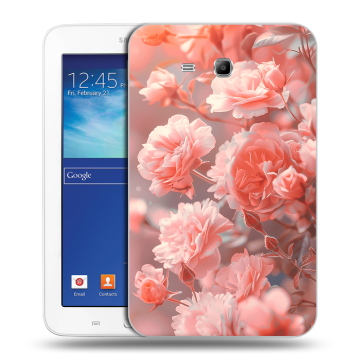 Силиконовый чехол на Samsung Galaxy Tab 3 Lite с принтом Розы цветы Силиконовый чехол на Samsung Galaxy Tab 3 Lite с принтом Розы цветы
