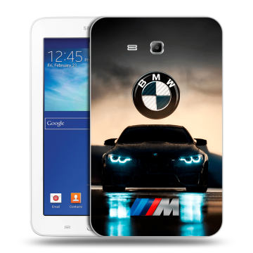 Силиконовый чехол на Samsung Galaxy Tab 3 Lite с принтом БМВ BMW Силиконовый чехол на Samsung Galaxy Tab 3 Lite с принтом БМВ BMW