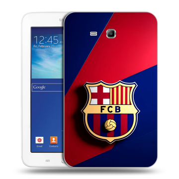 Силиконовый чехол на Samsung Galaxy Tab 3 Lite с принтом Барселона Barcelona Силиконовый чехол на Samsung Galaxy Tab 3 Lite с принтом Барселона Barcelona
