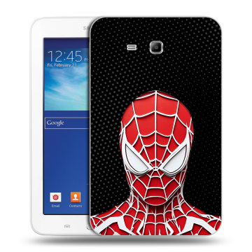Силиконовый чехол на Samsung Galaxy Tab 3 Lite с принтом человек паук spiderman Силиконовый чехол на Samsung Galaxy Tab 3 Lite с принтом человек паук spiderman