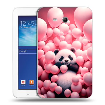 Силиконовый чехол на Samsung Galaxy Tab 3 Lite с принтом Панда Силиконовый чехол на Samsung Galaxy Tab 3 Lite с принтом Панда