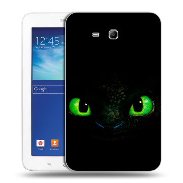 Силиконовый чехол на Samsung Galaxy Tab 3 Lite с принтом Как приручить дракона Силиконовый чехол на Samsung Galaxy Tab 3 Lite с принтом Как приручить дракона