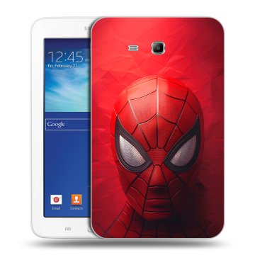 Силиконовый чехол на Samsung Galaxy Tab 3 Lite с принтом Spiderman Человек паук Силиконовый чехол на Samsung Galaxy Tab 3 Lite с принтом Spiderman Человек паук