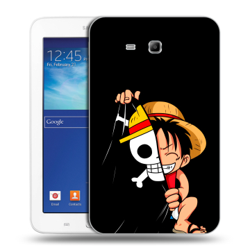 Силиконовый чехол на Samsung Galaxy Tab 3 Lite с принтом One Piece Ван Пис
