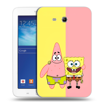 Силиконовый чехол на Samsung Galaxy Tab 3 Lite с принтом Спанч боб Спанчбоб Силиконовый чехол на Samsung Galaxy Tab 3 Lite с принтом Спанч боб Спанчбоб