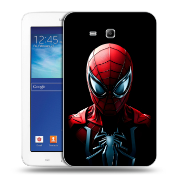 Силиконовый чехол на Samsung Galaxy Tab 3 Lite с принтом Spiderman Человек паук