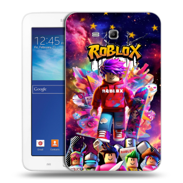 Силиконовый чехол на Samsung Galaxy Tab 3 Lite с принтом Roblox Роблокс Силиконовый чехол на Samsung Galaxy Tab 3 Lite с принтом Roblox Роблокс