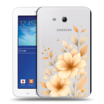 Силиконовый чехол на Samsung Galaxy Tab 3 Lite с принтом для девушки