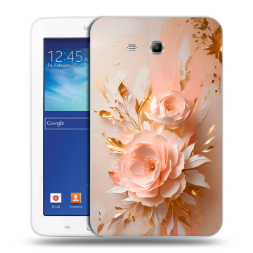 Силиконовый чехол на Samsung Galaxy Tab 3 Lite с принтом женский
