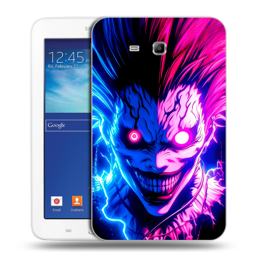 Силиконовый чехол на Samsung Galaxy Tab 3 Lite с принтом Death note Тетрадь смерти