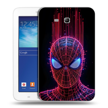 Силиконовый чехол на Samsung Galaxy Tab 3 Lite с принтом Spiderman Человек паук Силиконовый чехол на Samsung Galaxy Tab 3 Lite с принтом Spiderman Человек паук