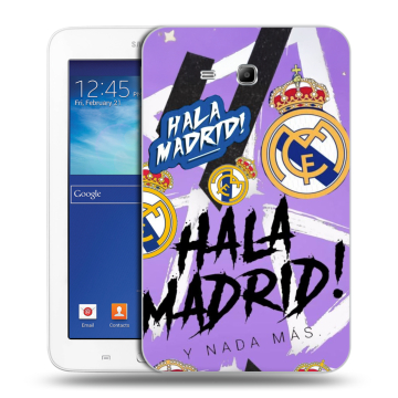 Силиконовый чехол на Samsung Galaxy Tab 3 Lite с принтом Real Madrid Реал Мадрид Силиконовый чехол на Samsung Galaxy Tab 3 Lite с принтом Real Madrid Реал Мадрид