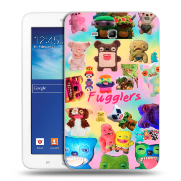 Силиконовый чехол на Samsung Galaxy Tab 3 Lite с принтом Флагер Fuggler