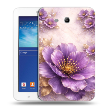 Силиконовый чехол на Samsung Galaxy Tab 3 Lite с принтом женский Силиконовый чехол на Samsung Galaxy Tab 3 Lite с принтом женский