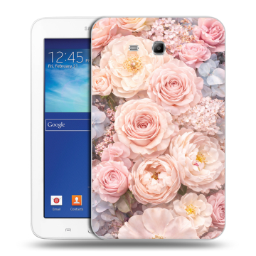 Силиконовый чехол на Samsung Galaxy Tab 3 Lite с принтом женский Силиконовый чехол на Samsung Galaxy Tab 3 Lite с принтом женский