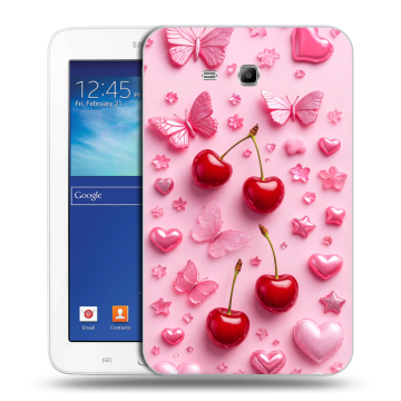 Силиконовый чехол на Samsung Galaxy Tab 3 Lite с принтом для девочек Силиконовый чехол на Samsung Galaxy Tab 3 Lite с принтом для девочек