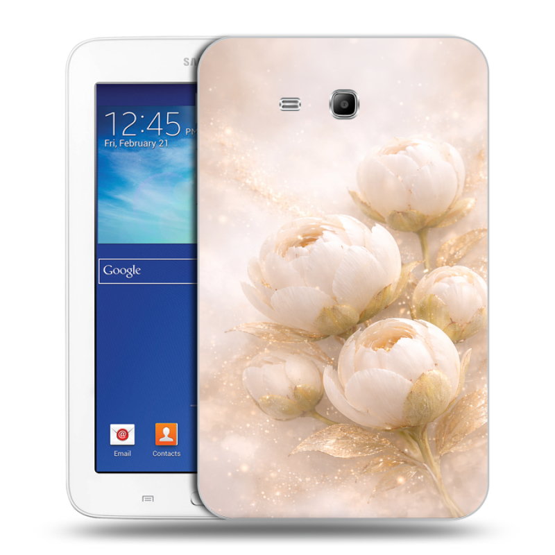 Силиконовый чехол на Samsung Galaxy Tab 3 Lite с принтом женский Силиконовый чехол на Samsung Galaxy Tab 3 Lite с принтом женский