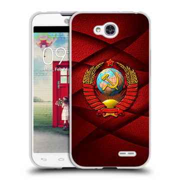 Пластиковый чехол на LG L90 с принтом Герб СССР Пластиковый чехол на LG L90 с принтом Герб СССР