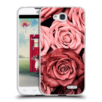Пластиковый чехол на LG L90 с принтом Цветы розы Пластиковый чехол на LG L90 с принтом Цветы розы