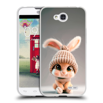 Пластиковый чехол на LG L90 с принтом Кролик