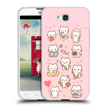 Пластиковый чехол на LG L90 с принтом Hello Kitty Хелоу Кити