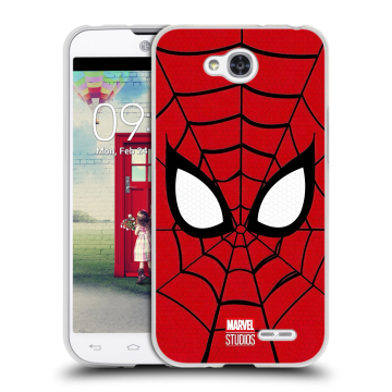 Пластиковый чехол на LG L90 с принтом человек паук spiderman
