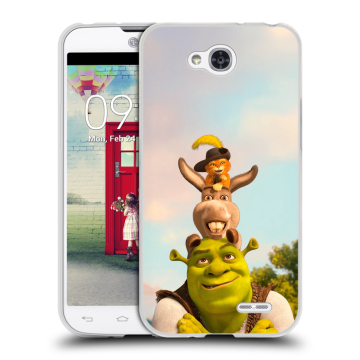 Пластиковый чехол на LG L90 с принтом Шрек Shrek