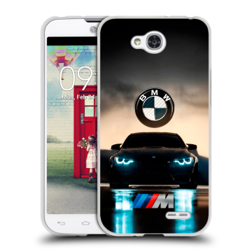 Пластиковый чехол на LG L90 с принтом БМВ BMW
