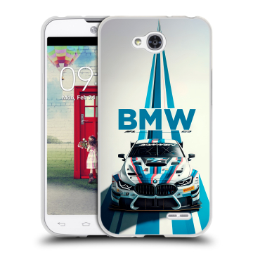 Пластиковый чехол на LG L90 с принтом БМВ BMW