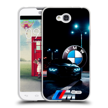 Пластиковый чехол на LG L90 с принтом БМВ BMW