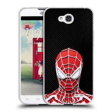 Пластиковый чехол на LG L90 с принтом человек паук spiderman Пластиковый чехол на LG L90 с принтом человек паук spiderman
