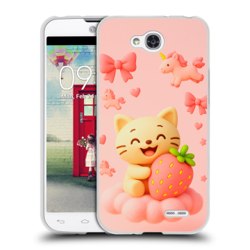 Пластиковый чехол на LG L90 с принтом для девочек