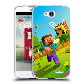 Пластиковый чехол на LG L90 с принтом Майнкрафт Minecraft Пластиковый чехол на LG L90 с принтом Майнкрафт Minecraft